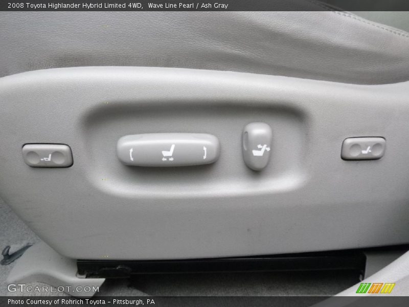 Wave Line Pearl / Ash Gray 2008 Toyota Highlander Hybrid Limited 4WD