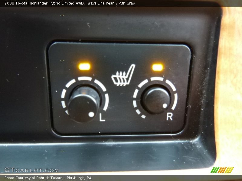 Wave Line Pearl / Ash Gray 2008 Toyota Highlander Hybrid Limited 4WD