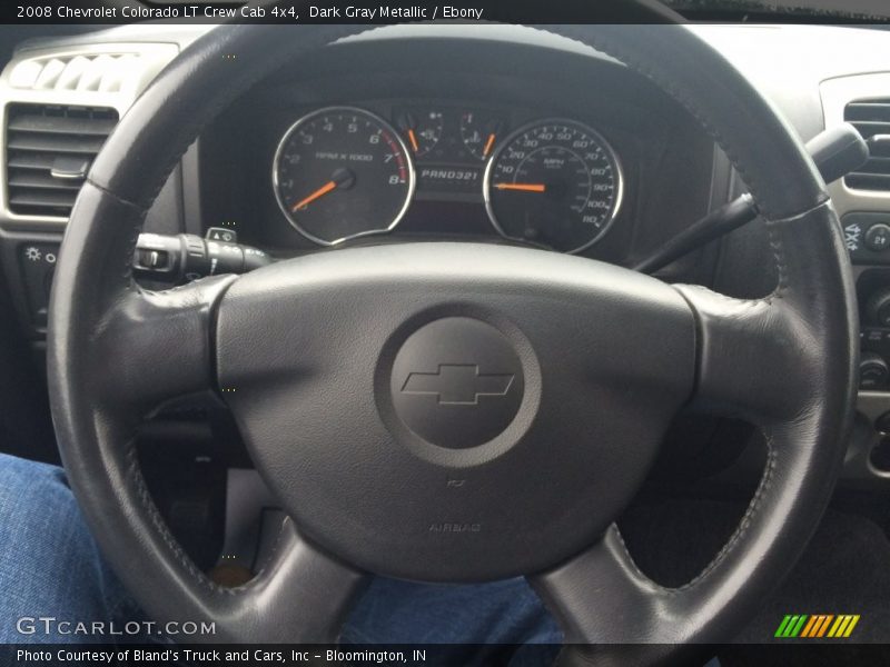 Dark Gray Metallic / Ebony 2008 Chevrolet Colorado LT Crew Cab 4x4