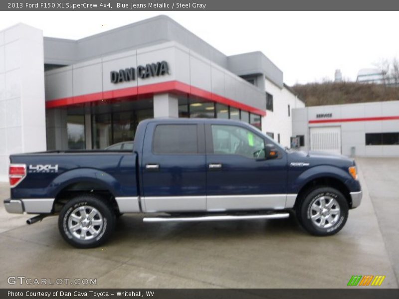 Blue Jeans Metallic / Steel Gray 2013 Ford F150 XL SuperCrew 4x4