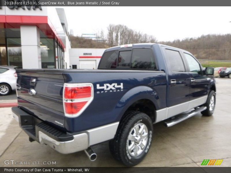 Blue Jeans Metallic / Steel Gray 2013 Ford F150 XL SuperCrew 4x4