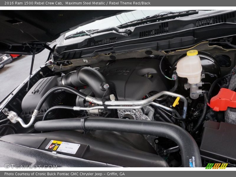 Maximum Steel Metallic / Rebel Theme Red/Black 2016 Ram 1500 Rebel Crew Cab