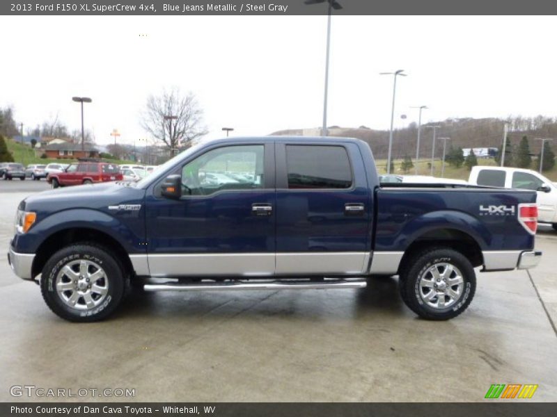 Blue Jeans Metallic / Steel Gray 2013 Ford F150 XL SuperCrew 4x4