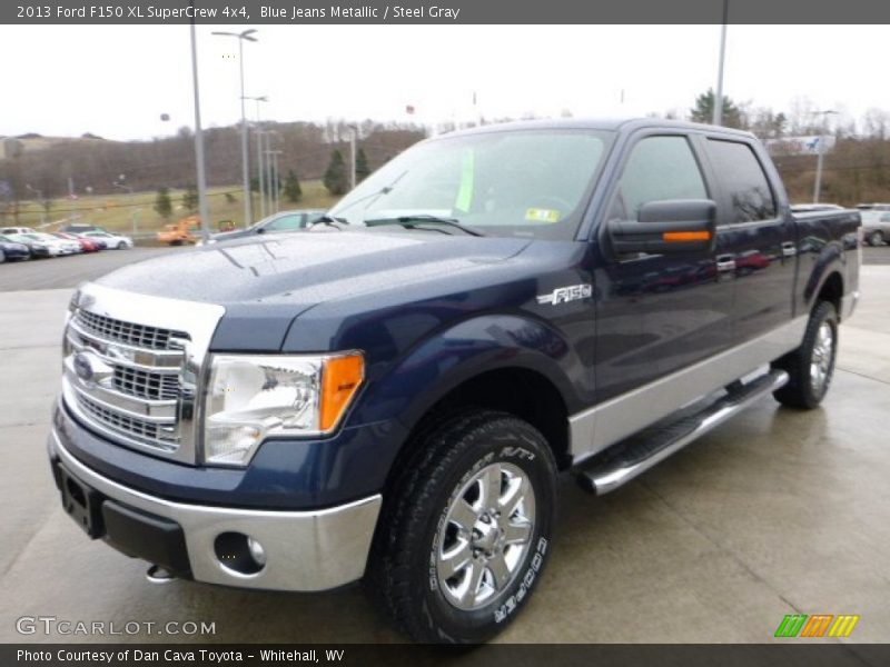 Blue Jeans Metallic / Steel Gray 2013 Ford F150 XL SuperCrew 4x4
