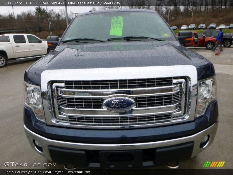 Blue Jeans Metallic / Steel Gray 2013 Ford F150 XL SuperCrew 4x4