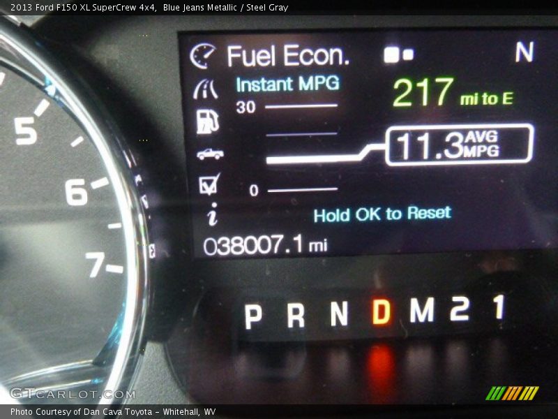Blue Jeans Metallic / Steel Gray 2013 Ford F150 XL SuperCrew 4x4