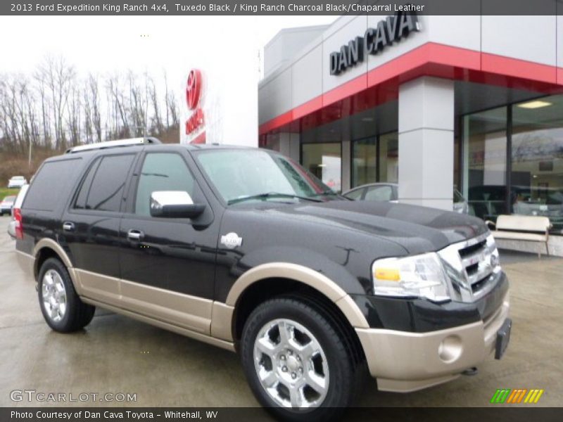 Tuxedo Black / King Ranch Charcoal Black/Chaparral Leather 2013 Ford Expedition King Ranch 4x4