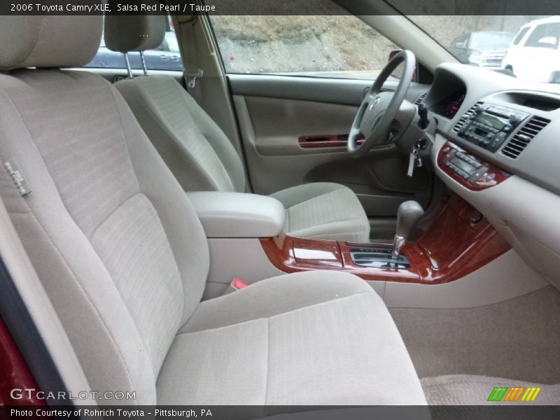 Salsa Red Pearl / Taupe 2006 Toyota Camry XLE