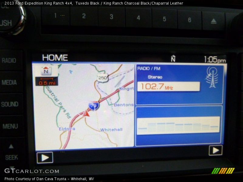 Tuxedo Black / King Ranch Charcoal Black/Chaparral Leather 2013 Ford Expedition King Ranch 4x4