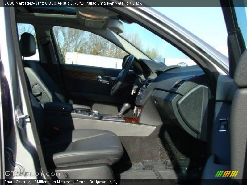Palladium Silver Metallic / Black 2008 Mercedes-Benz C 300 4Matic Luxury