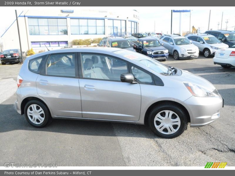 Storm Silver Metallic / Gray 2009 Honda Fit