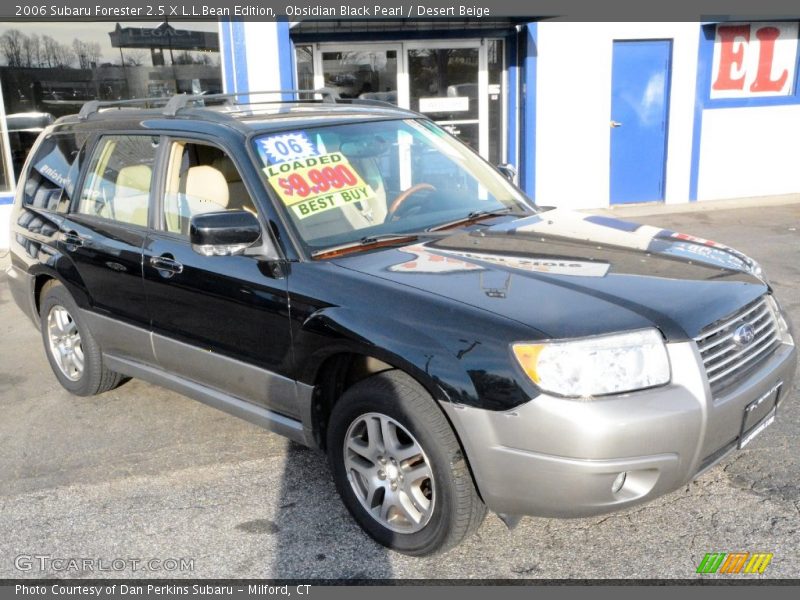 Obsidian Black Pearl / Desert Beige 2006 Subaru Forester 2.5 X L.L.Bean Edition