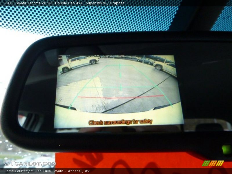 Super White / Graphite 2013 Toyota Tacoma V6 SR5 Double Cab 4x4