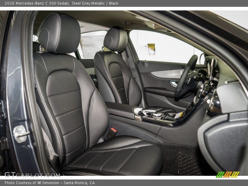 Steel Grey Metallic / Black 2016 Mercedes-Benz C 300 Sedan