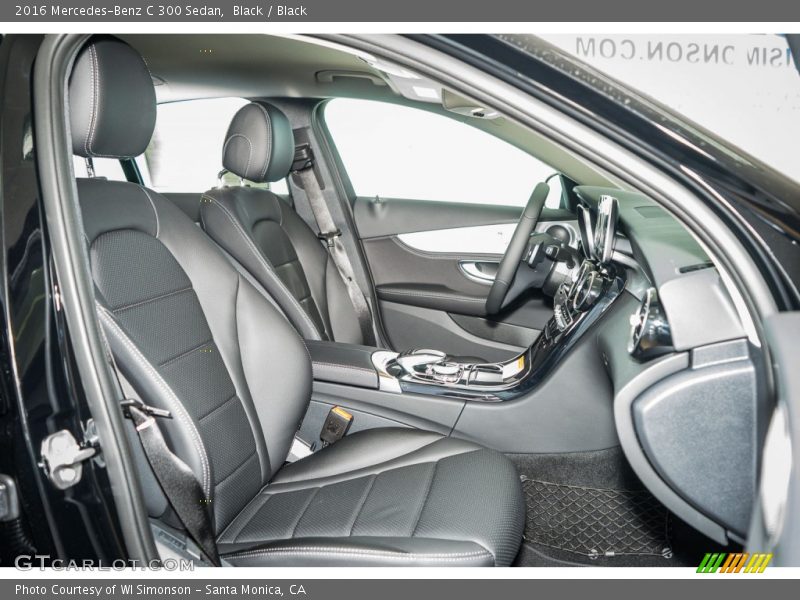 Black / Black 2016 Mercedes-Benz C 300 Sedan