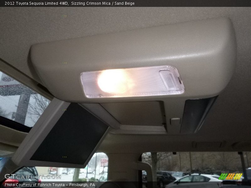 Sizzling Crimson Mica / Sand Beige 2012 Toyota Sequoia Limited 4WD