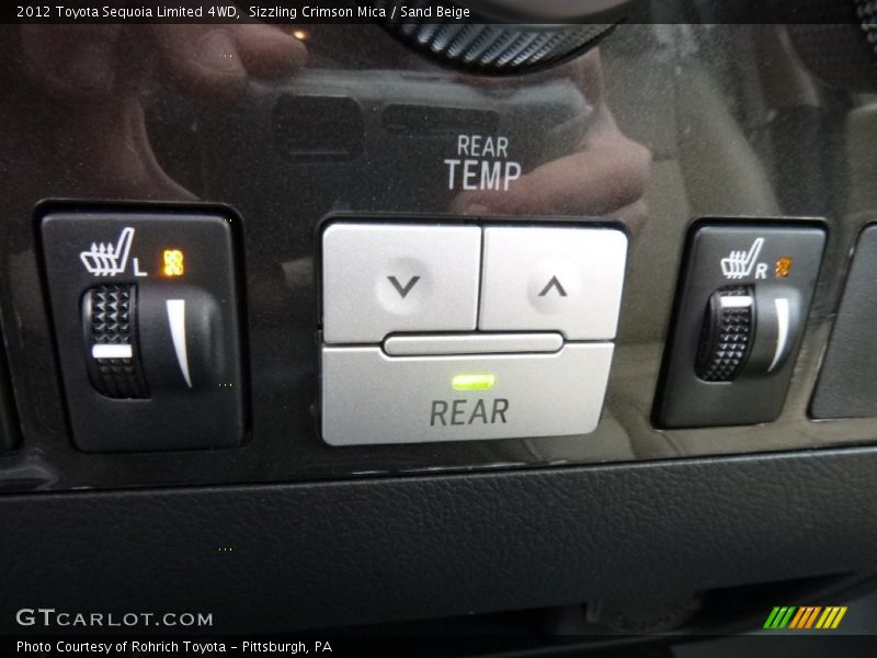 Sizzling Crimson Mica / Sand Beige 2012 Toyota Sequoia Limited 4WD