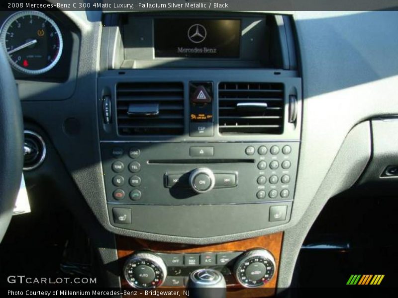Palladium Silver Metallic / Black 2008 Mercedes-Benz C 300 4Matic Luxury