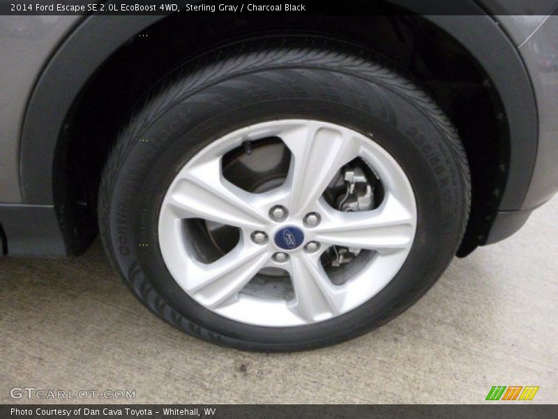 Sterling Gray / Charcoal Black 2014 Ford Escape SE 2.0L EcoBoost 4WD