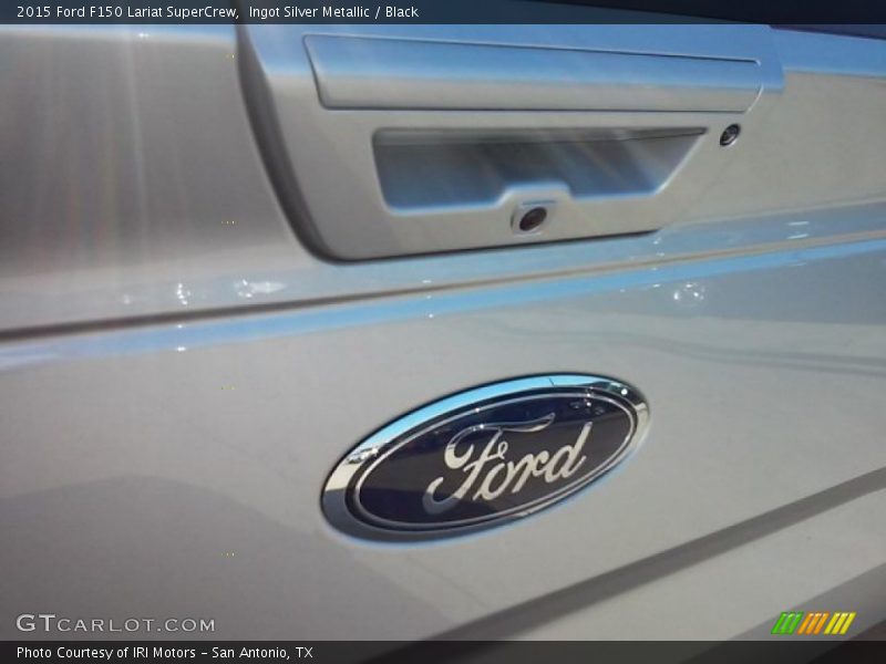 Ingot Silver Metallic / Black 2015 Ford F150 Lariat SuperCrew