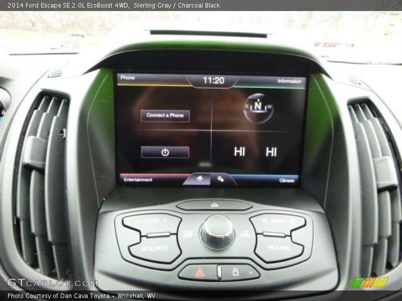 Sterling Gray / Charcoal Black 2014 Ford Escape SE 2.0L EcoBoost 4WD