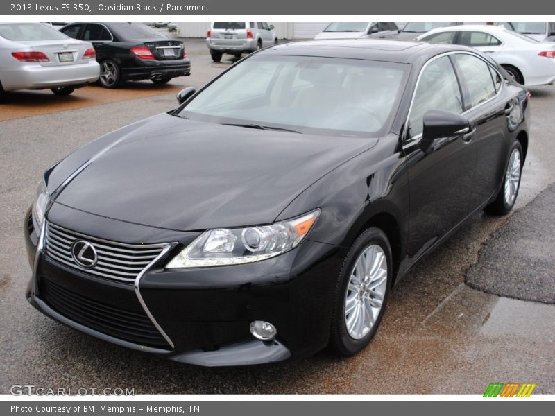 Obsidian Black / Parchment 2013 Lexus ES 350