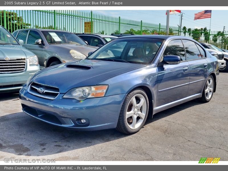 Atlantic Blue Pearl / Taupe 2005 Subaru Legacy 2.5 GT Limited Sedan