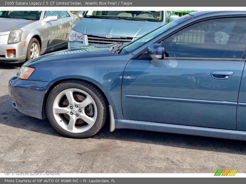 Atlantic Blue Pearl / Taupe 2005 Subaru Legacy 2.5 GT Limited Sedan