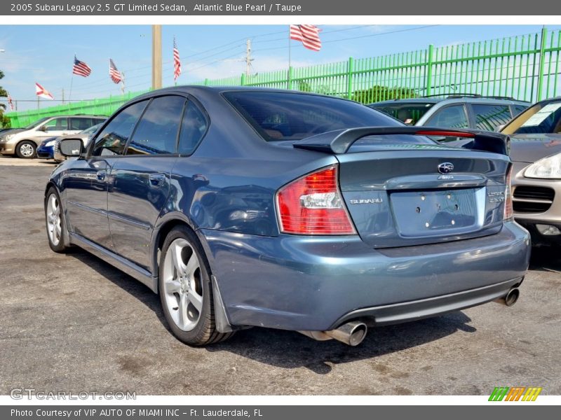 Atlantic Blue Pearl / Taupe 2005 Subaru Legacy 2.5 GT Limited Sedan