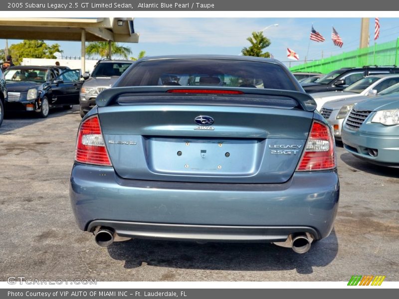 Atlantic Blue Pearl / Taupe 2005 Subaru Legacy 2.5 GT Limited Sedan