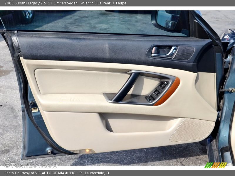 Atlantic Blue Pearl / Taupe 2005 Subaru Legacy 2.5 GT Limited Sedan