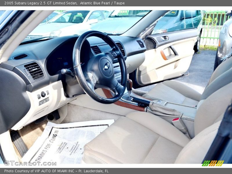 Atlantic Blue Pearl / Taupe 2005 Subaru Legacy 2.5 GT Limited Sedan