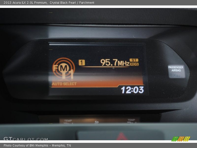 Crystal Black Pearl / Parchment 2013 Acura ILX 2.0L Premium
