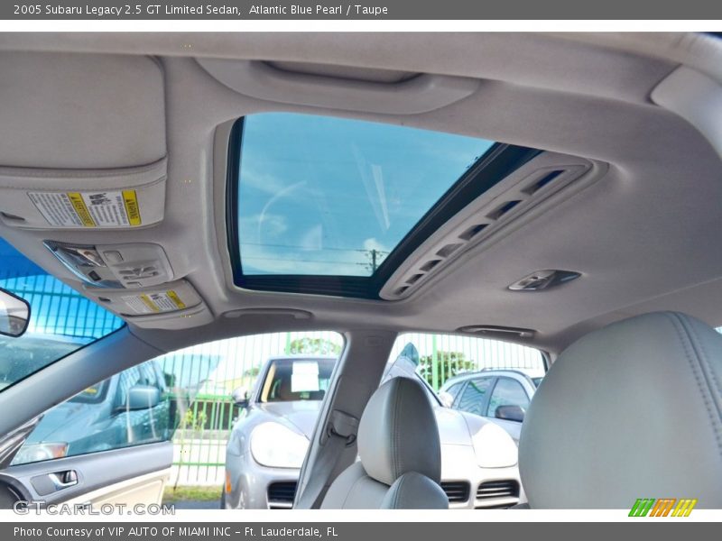 Atlantic Blue Pearl / Taupe 2005 Subaru Legacy 2.5 GT Limited Sedan