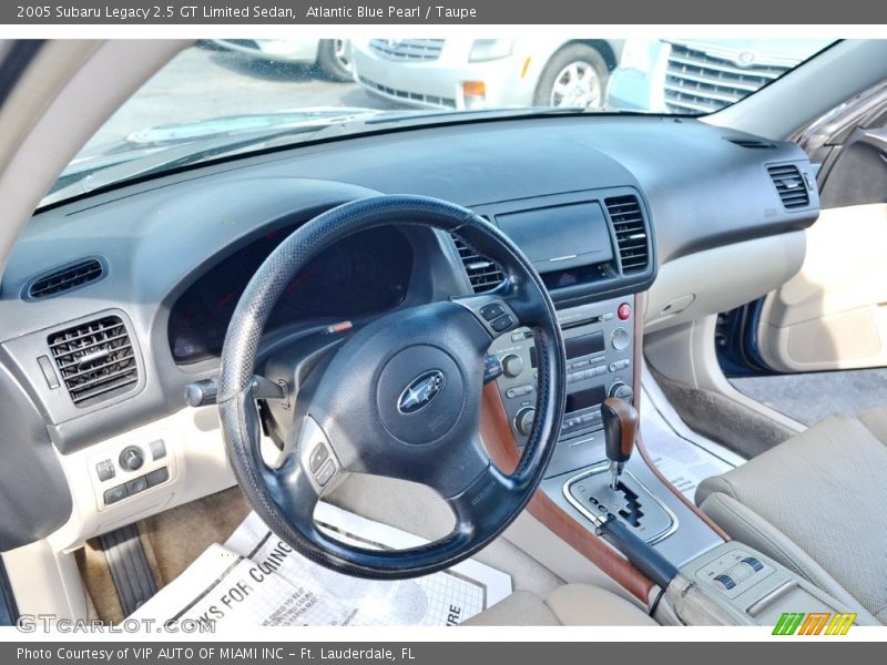 Atlantic Blue Pearl / Taupe 2005 Subaru Legacy 2.5 GT Limited Sedan