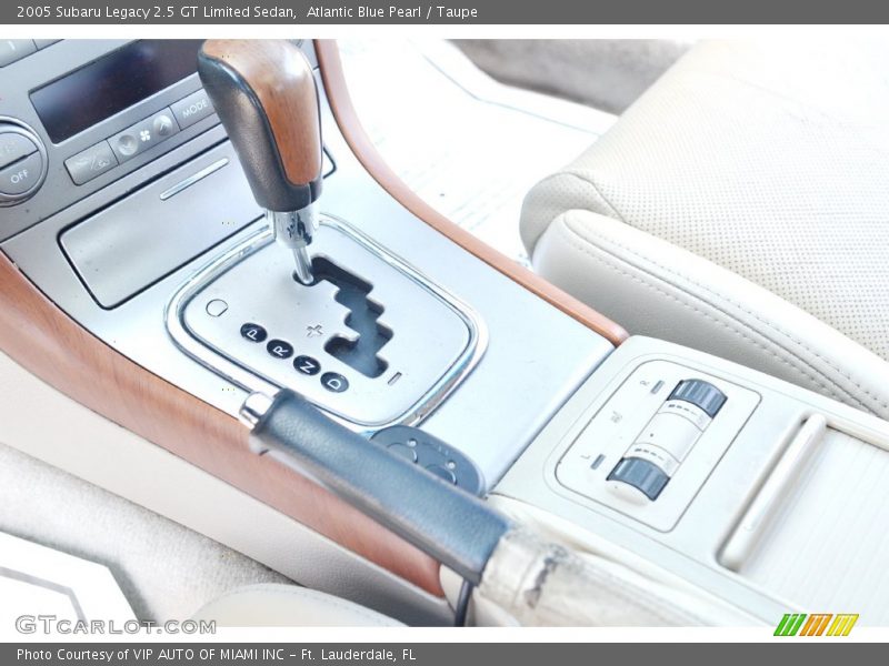 Atlantic Blue Pearl / Taupe 2005 Subaru Legacy 2.5 GT Limited Sedan