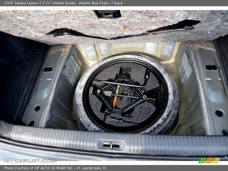 Atlantic Blue Pearl / Taupe 2005 Subaru Legacy 2.5 GT Limited Sedan