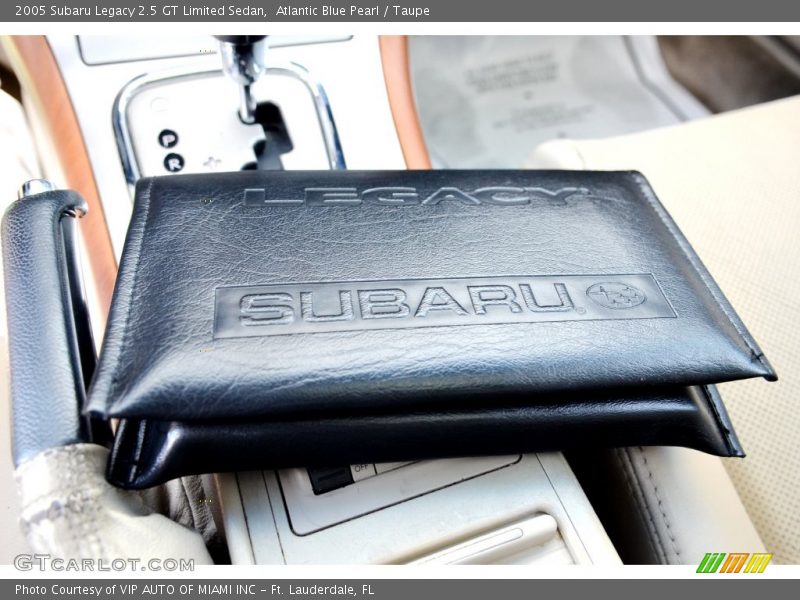 Atlantic Blue Pearl / Taupe 2005 Subaru Legacy 2.5 GT Limited Sedan