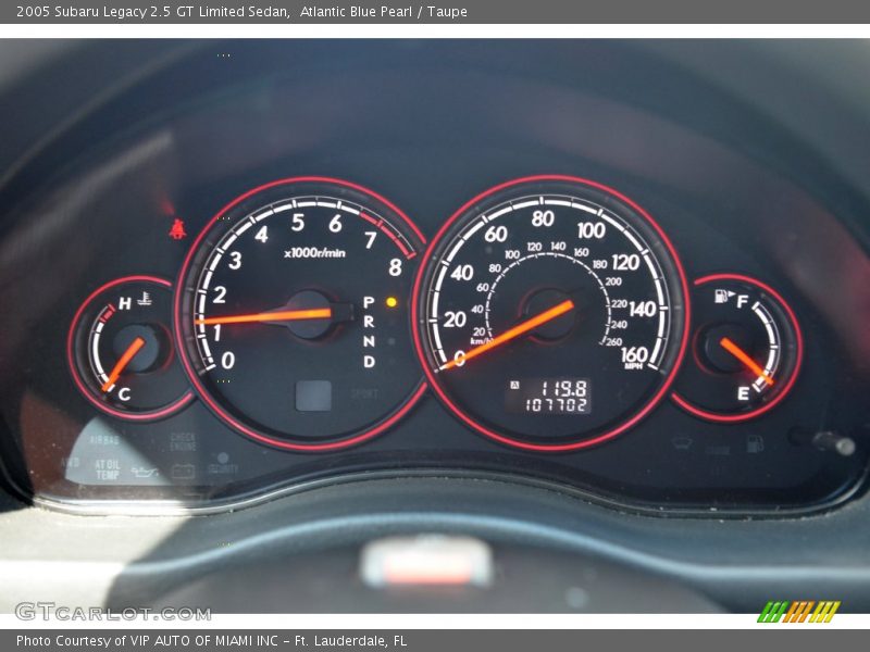 Atlantic Blue Pearl / Taupe 2005 Subaru Legacy 2.5 GT Limited Sedan