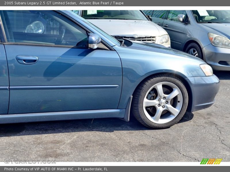 Atlantic Blue Pearl / Taupe 2005 Subaru Legacy 2.5 GT Limited Sedan