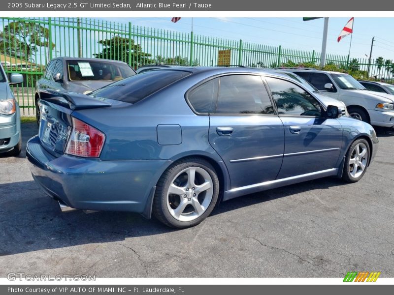Atlantic Blue Pearl / Taupe 2005 Subaru Legacy 2.5 GT Limited Sedan