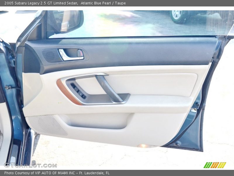 Atlantic Blue Pearl / Taupe 2005 Subaru Legacy 2.5 GT Limited Sedan