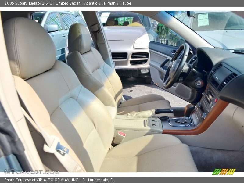 Atlantic Blue Pearl / Taupe 2005 Subaru Legacy 2.5 GT Limited Sedan