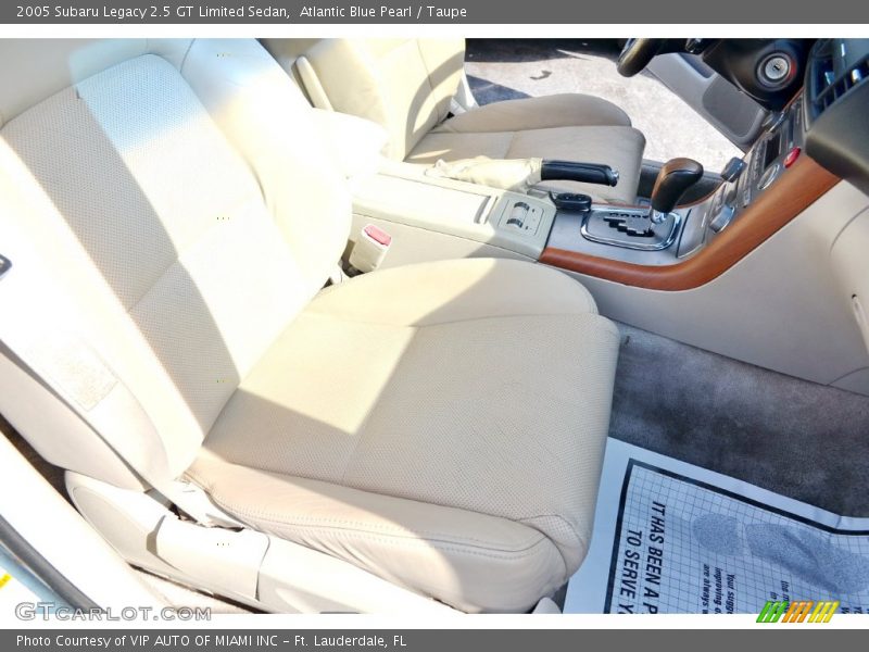 Atlantic Blue Pearl / Taupe 2005 Subaru Legacy 2.5 GT Limited Sedan