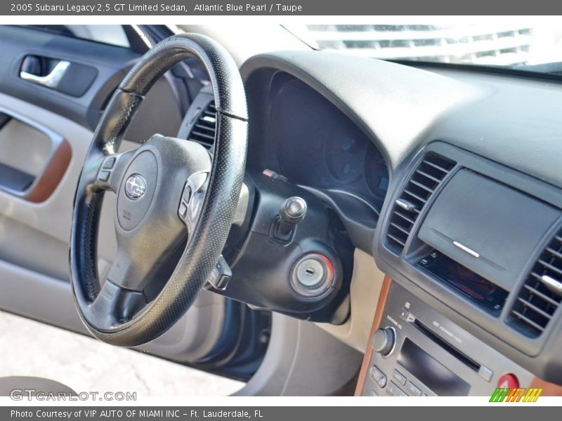Atlantic Blue Pearl / Taupe 2005 Subaru Legacy 2.5 GT Limited Sedan