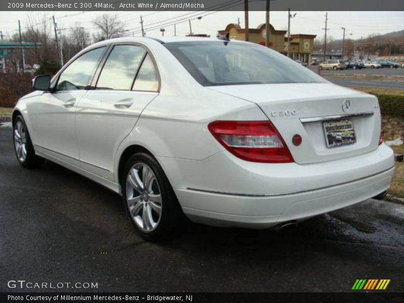 Arctic White / Almond/Mocha 2009 Mercedes-Benz C 300 4Matic