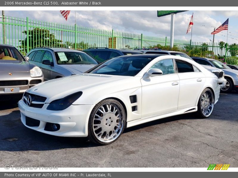 Alabaster White / Black 2006 Mercedes-Benz CLS 500