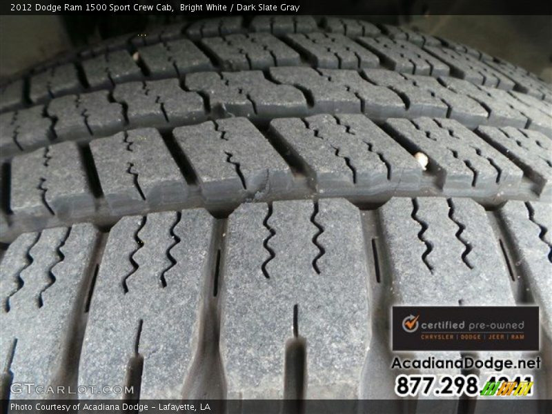 Bright White / Dark Slate Gray 2012 Dodge Ram 1500 Sport Crew Cab