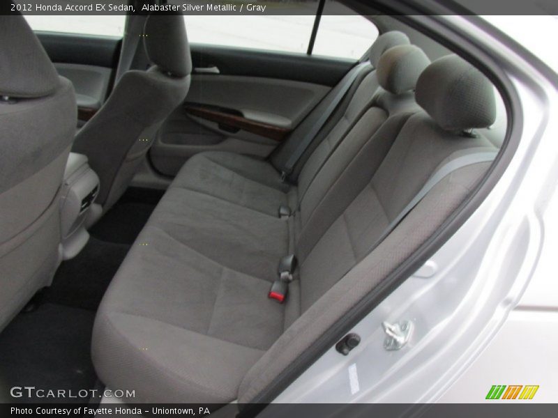 Alabaster Silver Metallic / Gray 2012 Honda Accord EX Sedan
