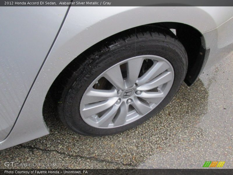 Alabaster Silver Metallic / Gray 2012 Honda Accord EX Sedan